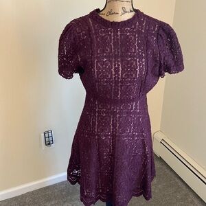 BBDakota Burgundy Knee Length Dress Worn Once